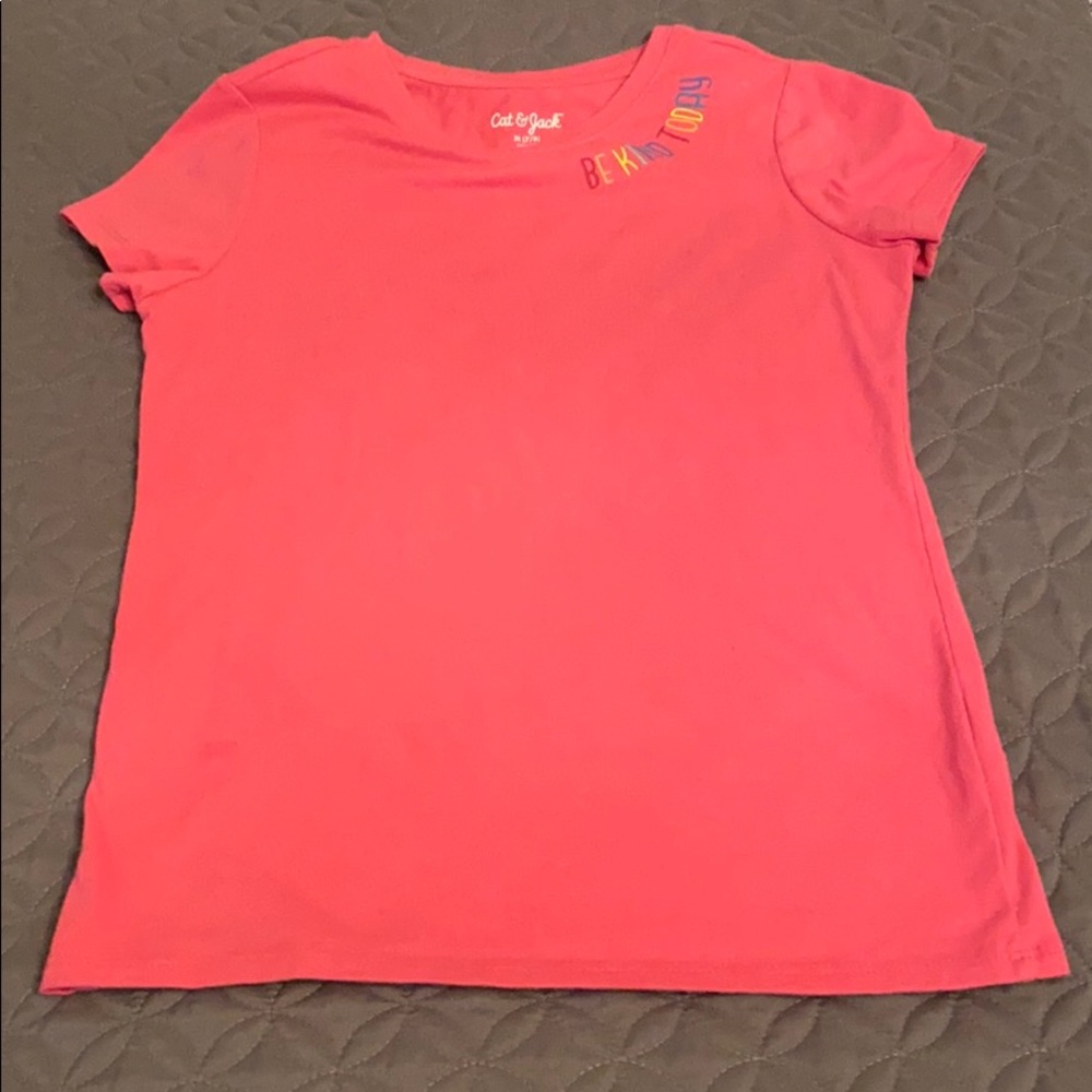 Cat and jack tee 7/8 pink